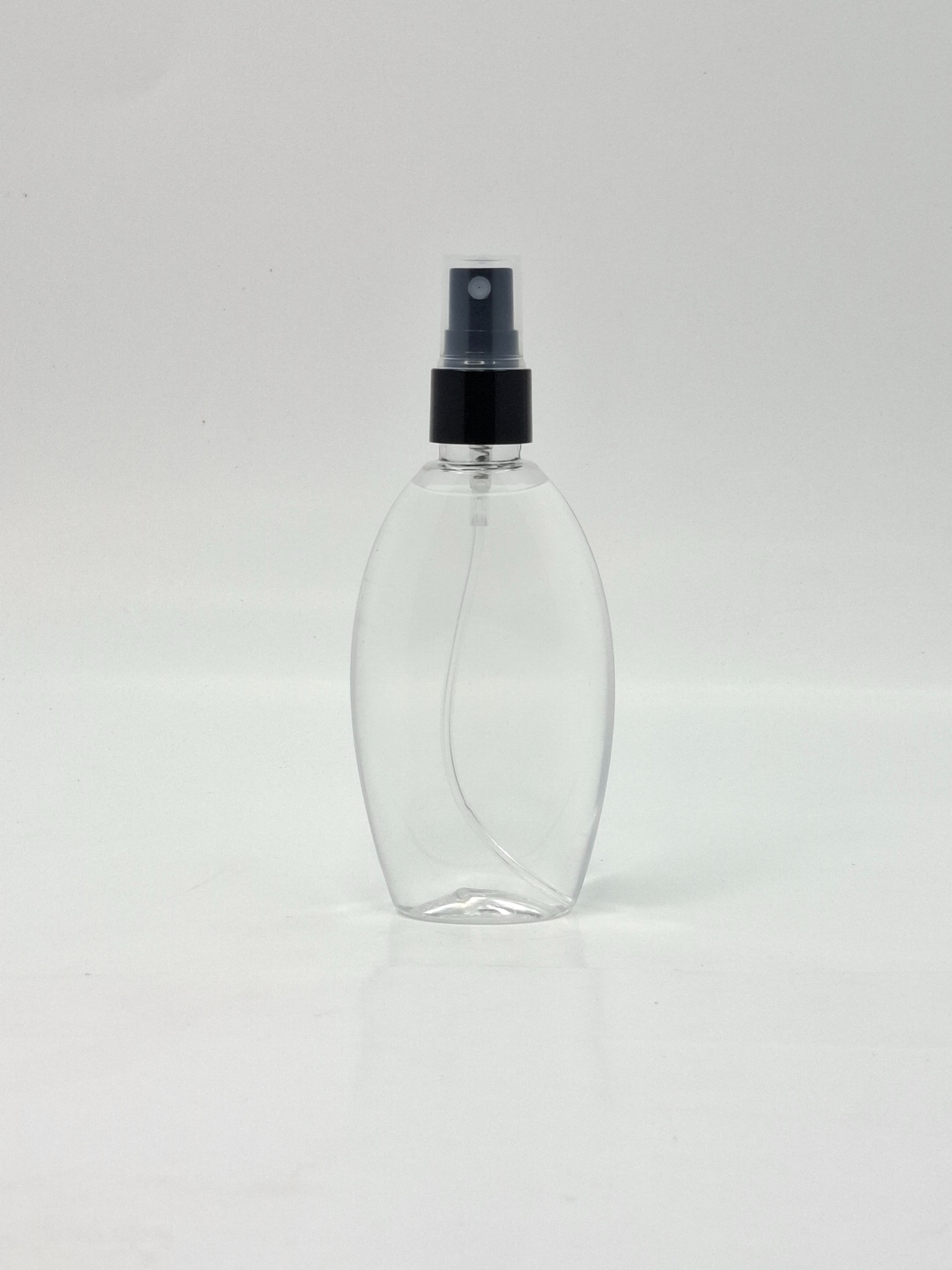 Main image of 100ml Body Lotion Bottle Clear - Black Spray