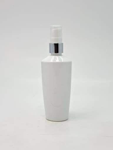 100ml Dr Rashel Bottle White - Silver Pump