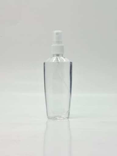 100ml Dr Rassell Bottle Clear - White Spray