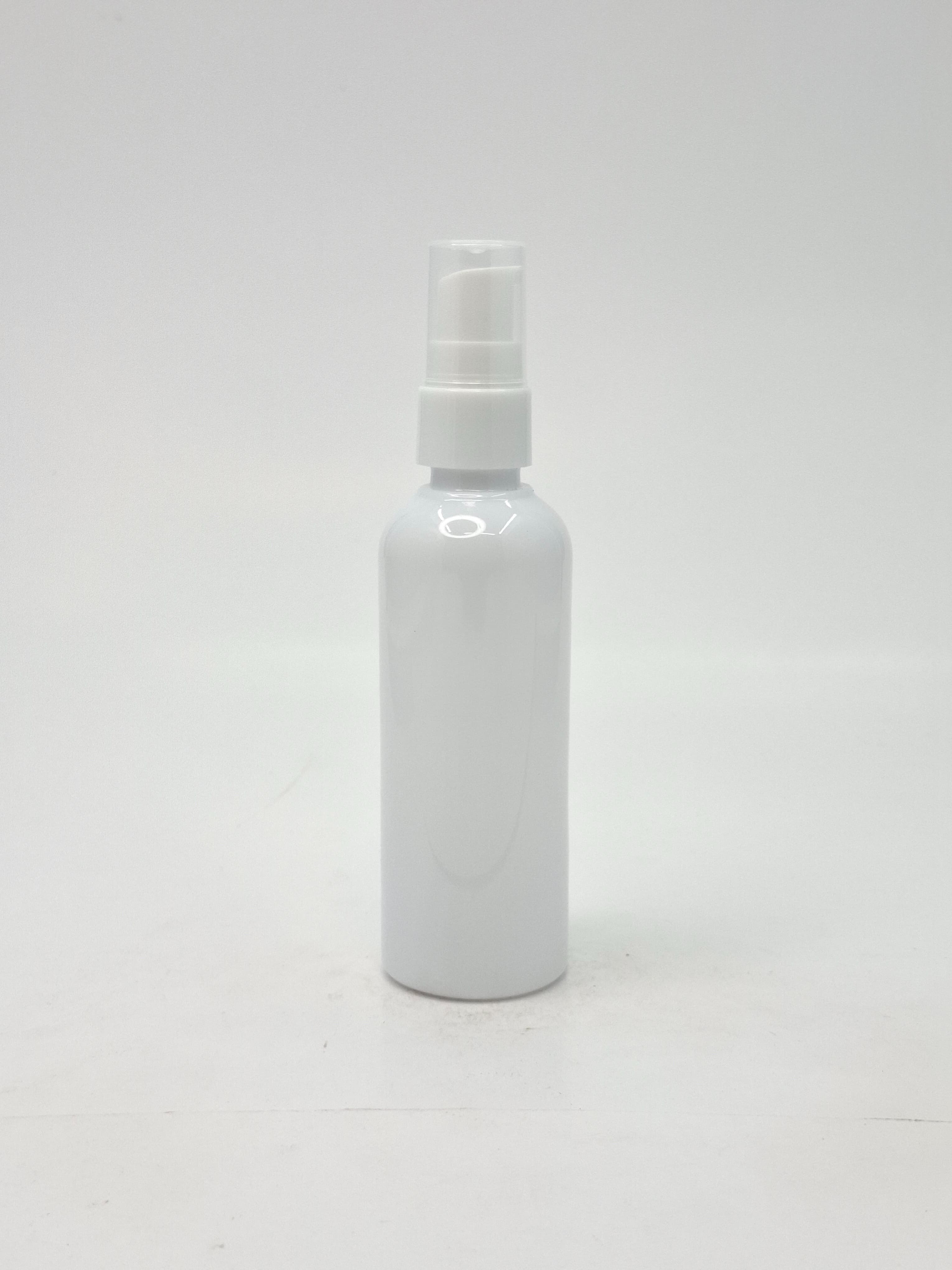 Main image of 100ml Round Neck Bottle White - White Pump