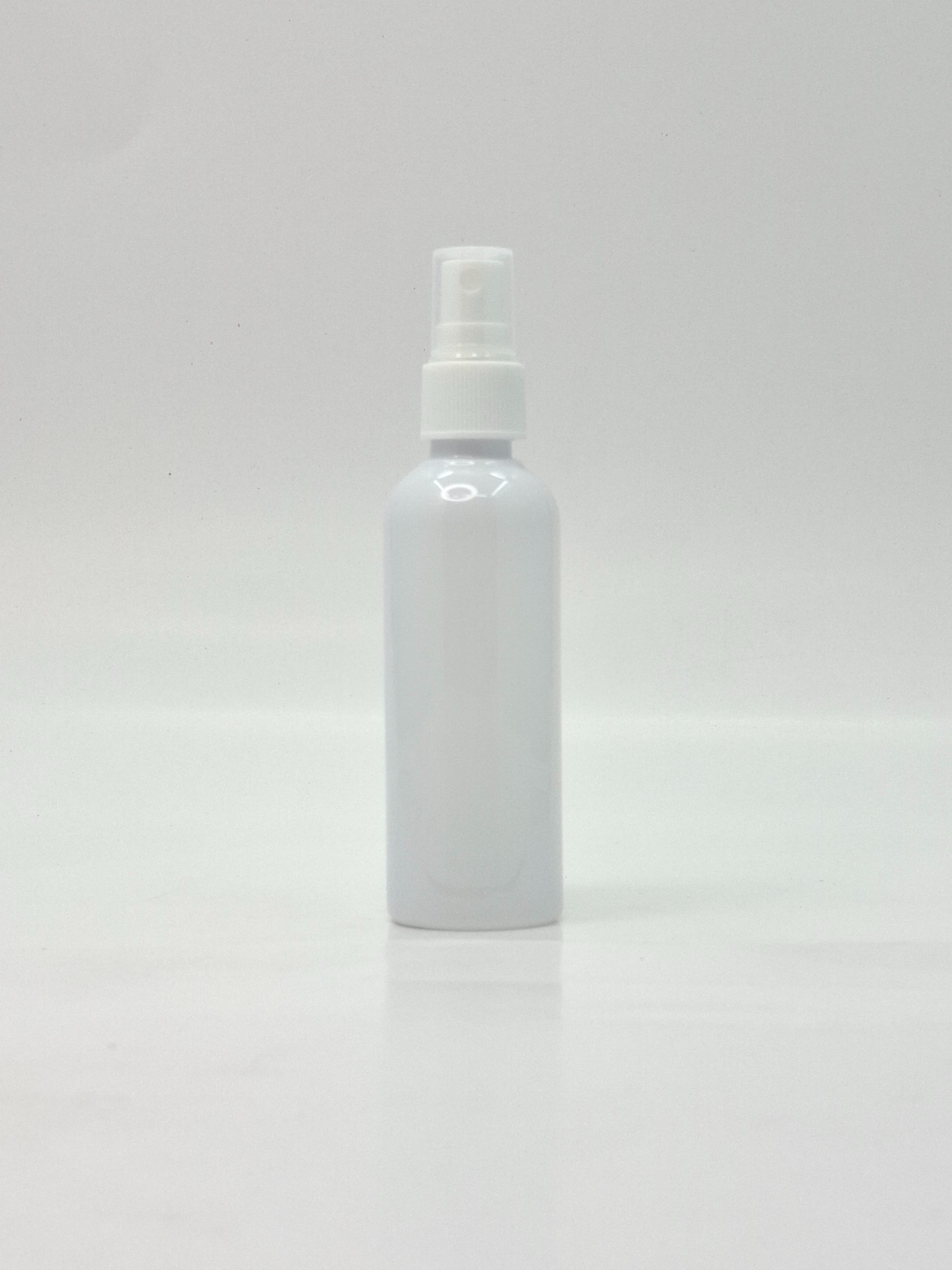 Main image of 100ml Round Neck Bottle White - White Spray