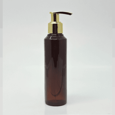150ml Amber Bottle - Gold Pump