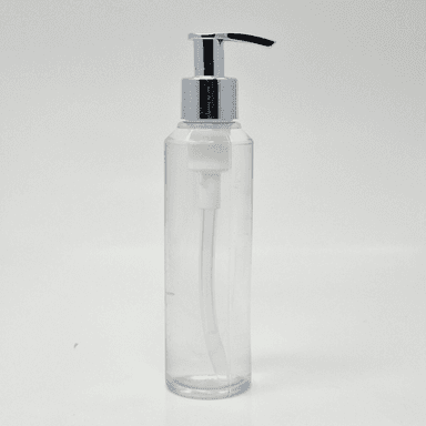 150ml Round Bottle - Silver Pump