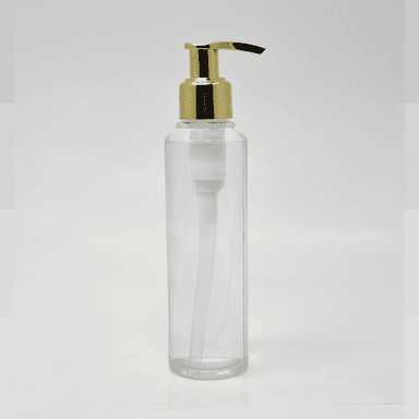 150ml Round Bottle - Gold Pump