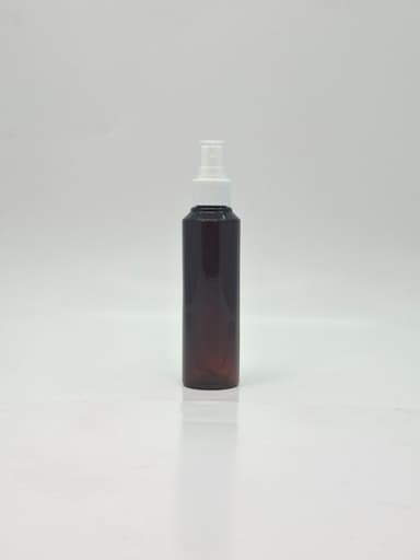 150ml Round Bottle Amber - 24mm White Spray