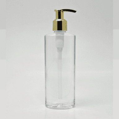 200ml Oval Bottle - Gold Pump
