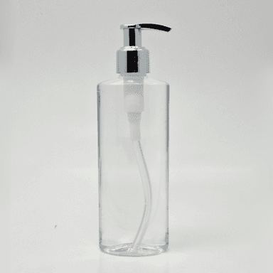 200ml Oval Bottle - Silver Pump