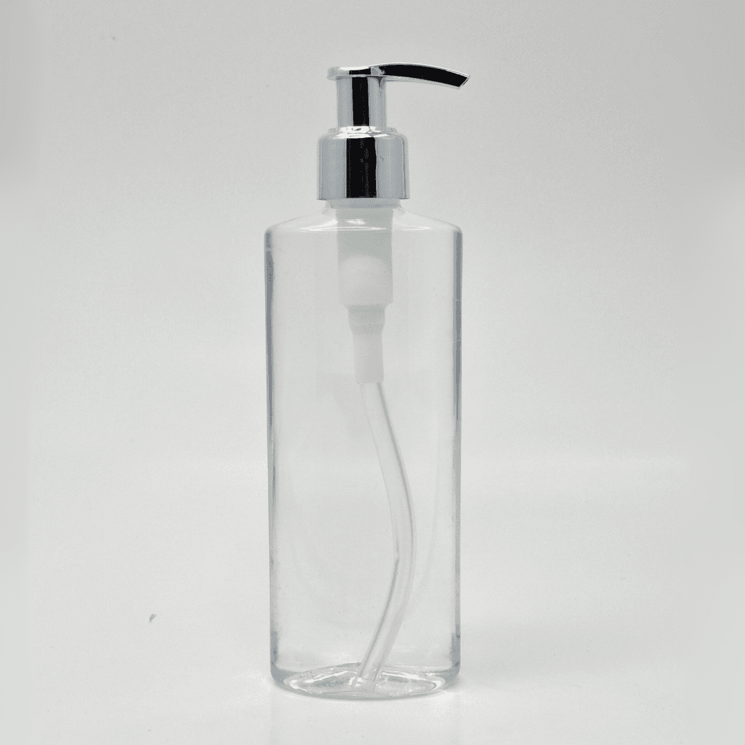 Main image of 200ml Oval Bottle - Silver Pump
