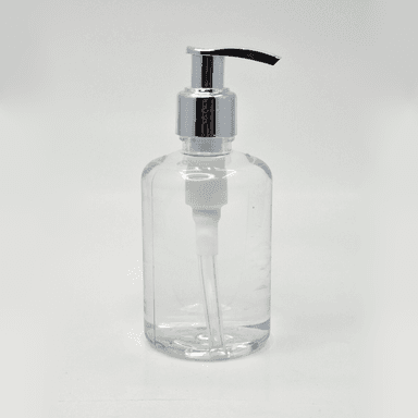 200ml Short Bottle - Silver Pump
