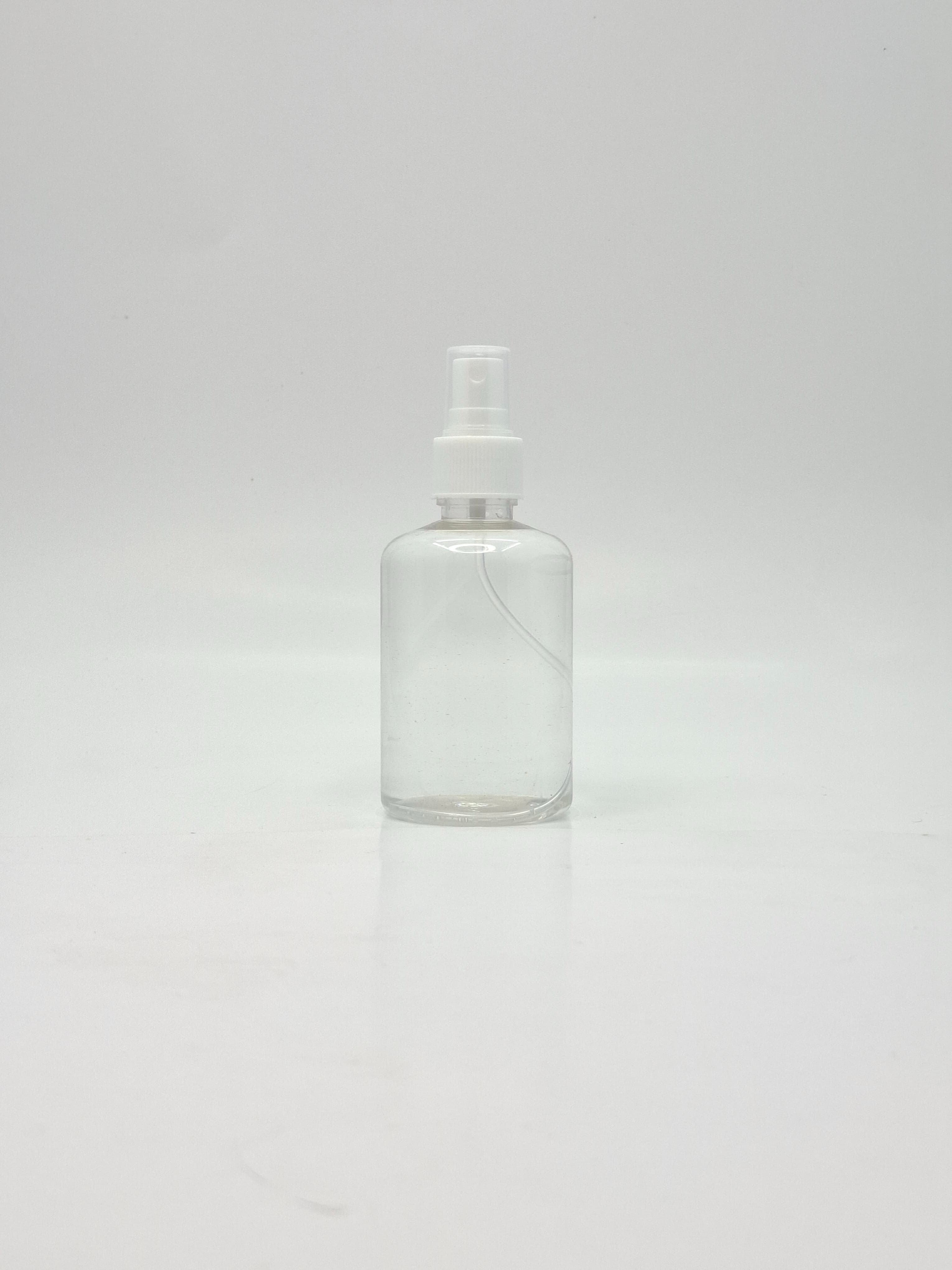 Main image of 200ml Short Bottle Clear - 24mm White Spray