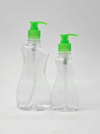 250ml-500ml Hand Wash Bottle - Green Pump