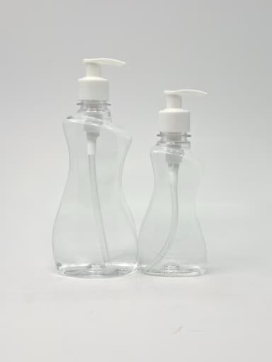 250ml-500ml Hand Wash Bottle - White Pump