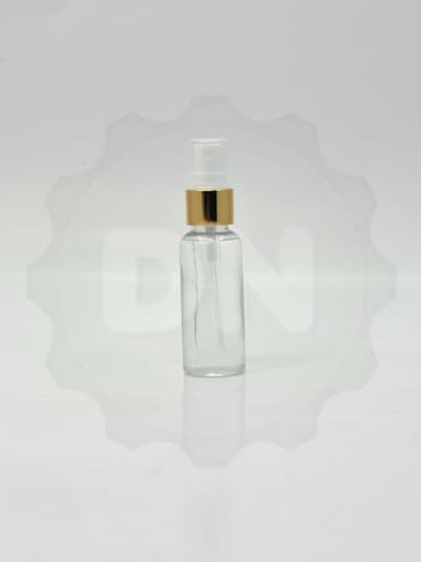 40ml Round Bottle - Gold Spray 