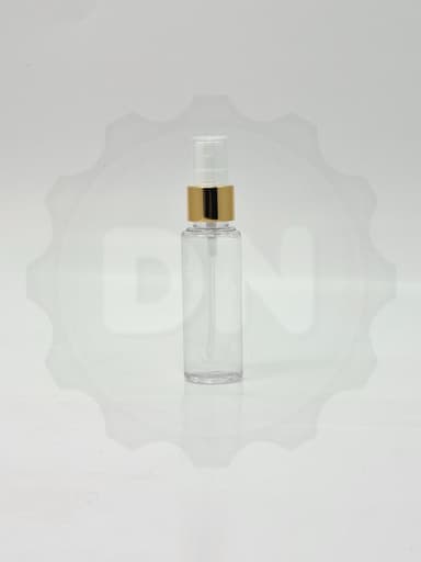 50ml Round Bottle - Gold Spray 