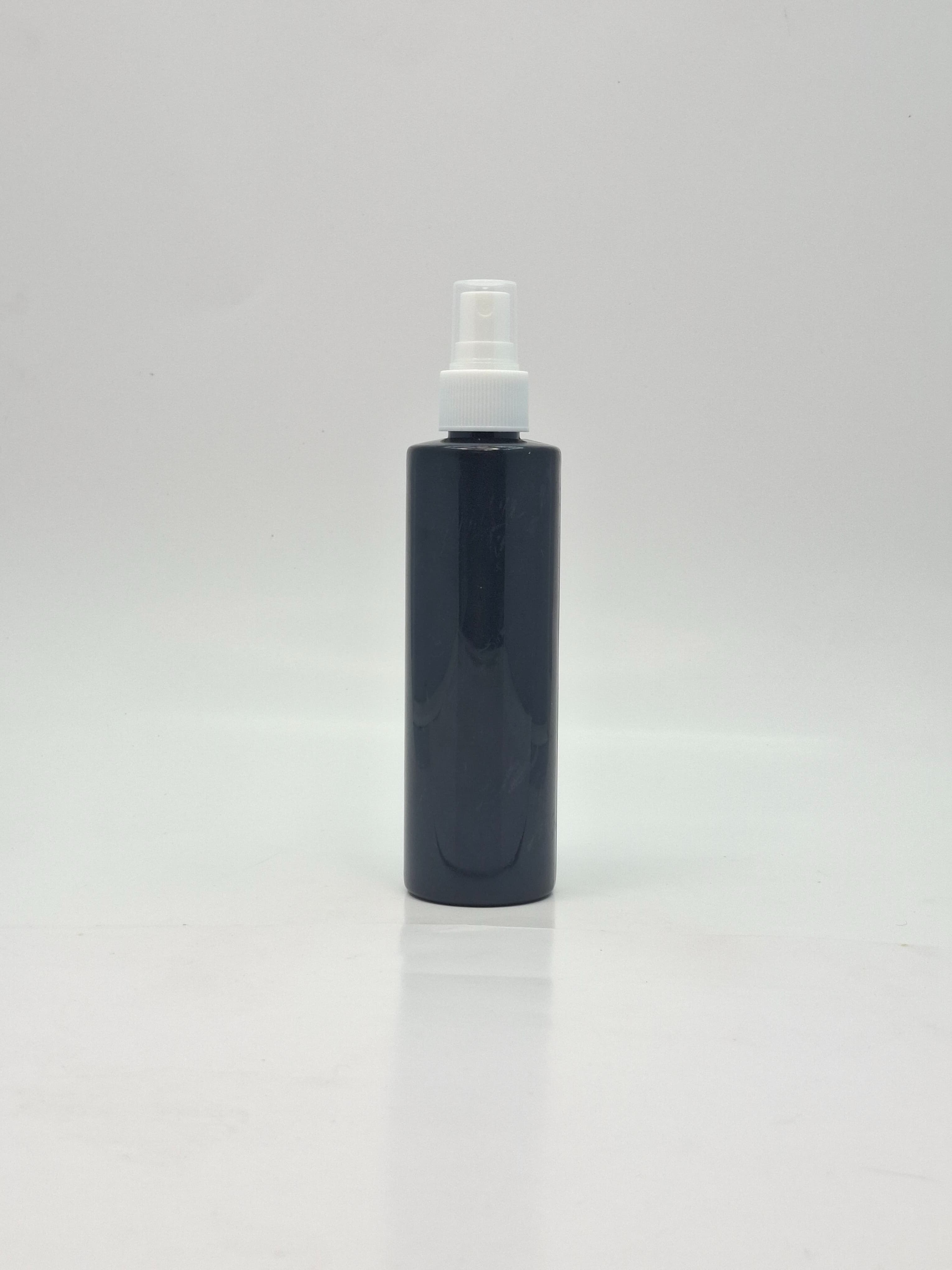 Main image of 200ml Round Black Bottle- White Spray