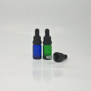 Colour Glass Serum Bottle - Black/Black(Lock Type)