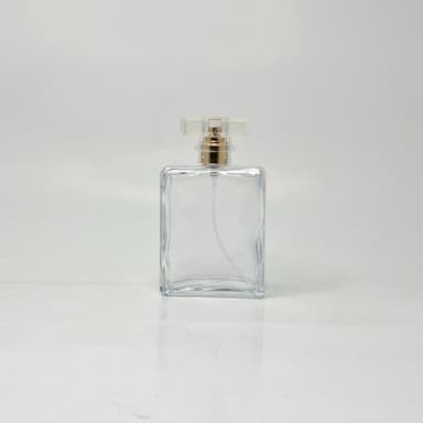 100ml SQ Glass Perfume Bottle - Gold Spray 