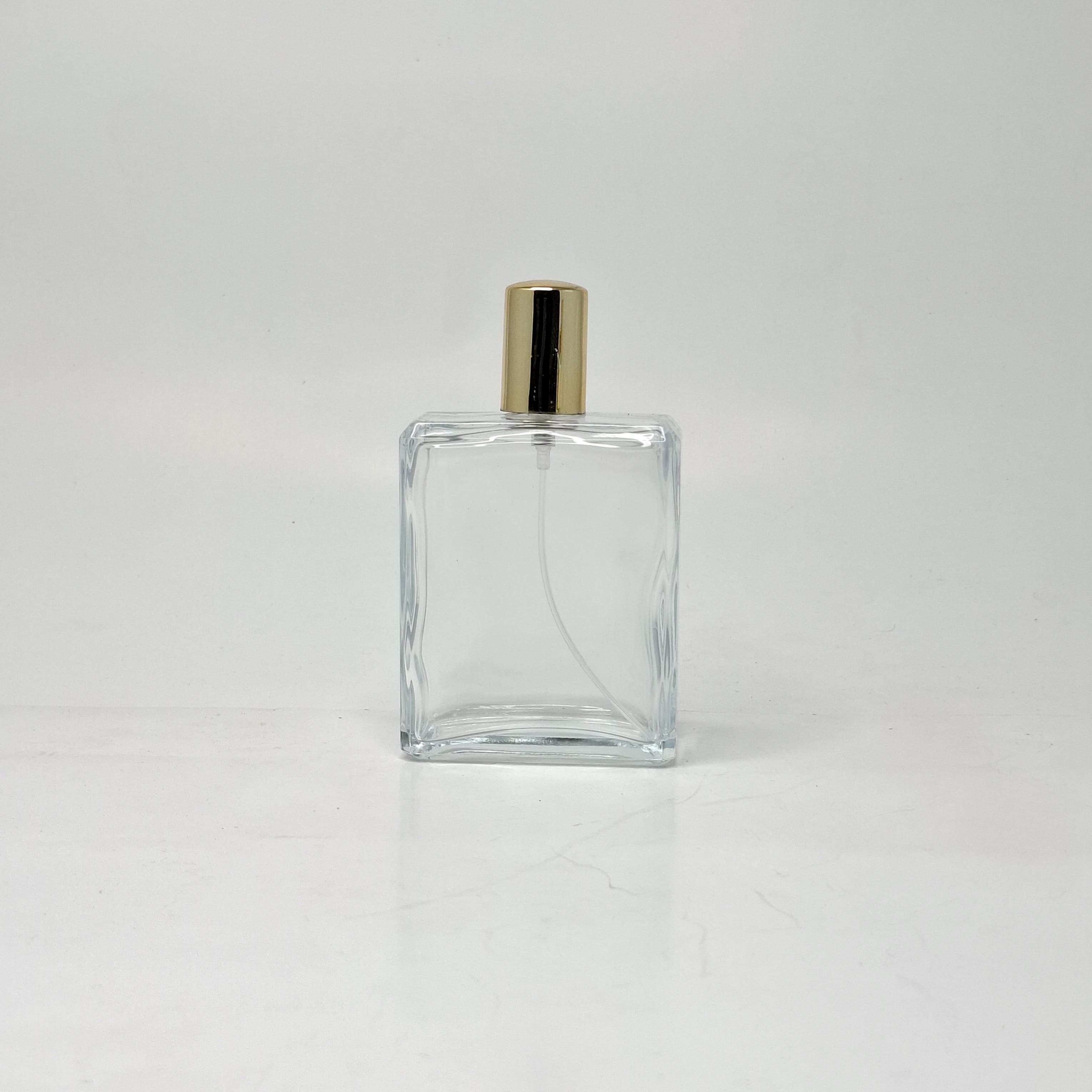 Main image of 100mlnSQ Glass Bottle - Gold Spray