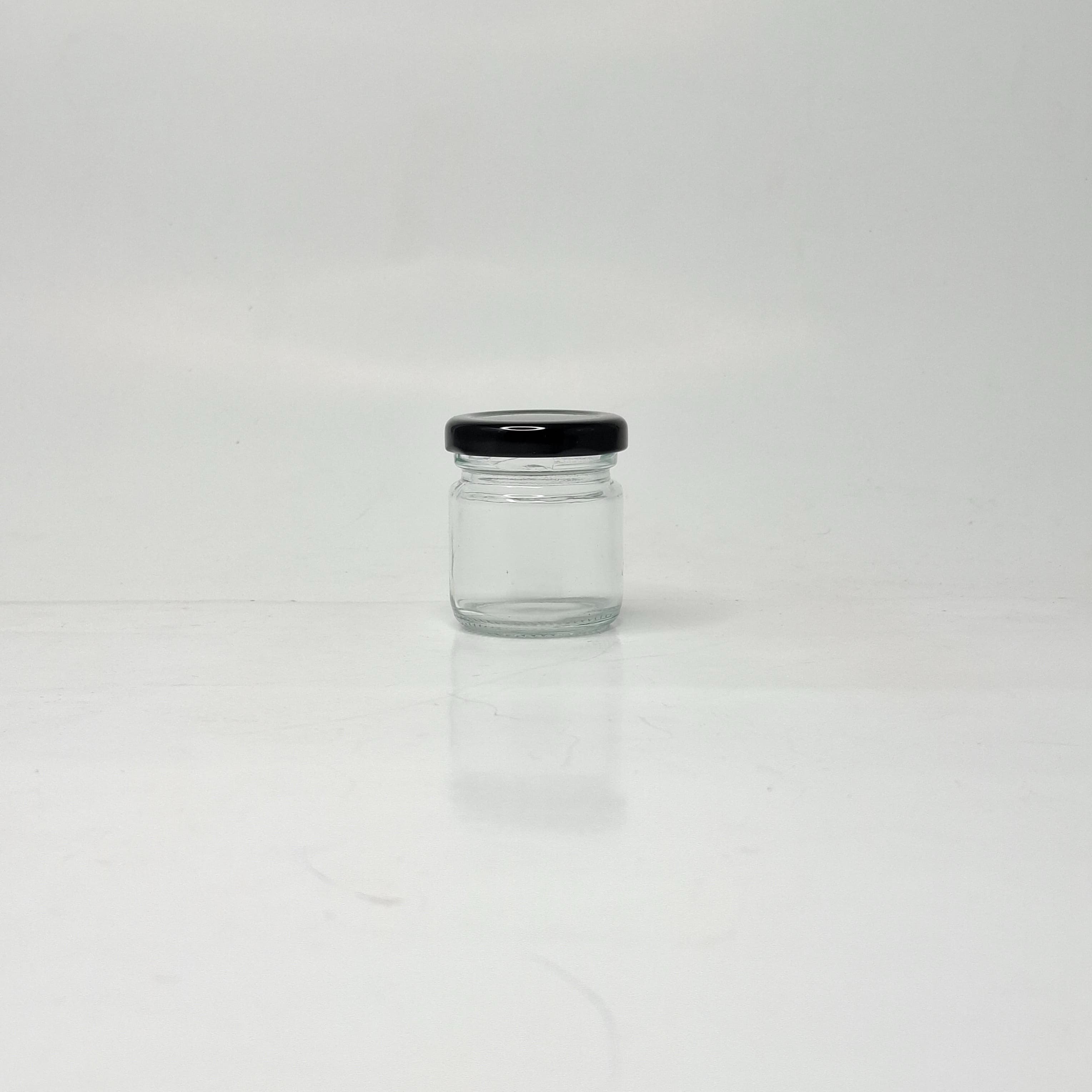 Main image of 40ml (1.5oz) Glass Jar - Gold Lid