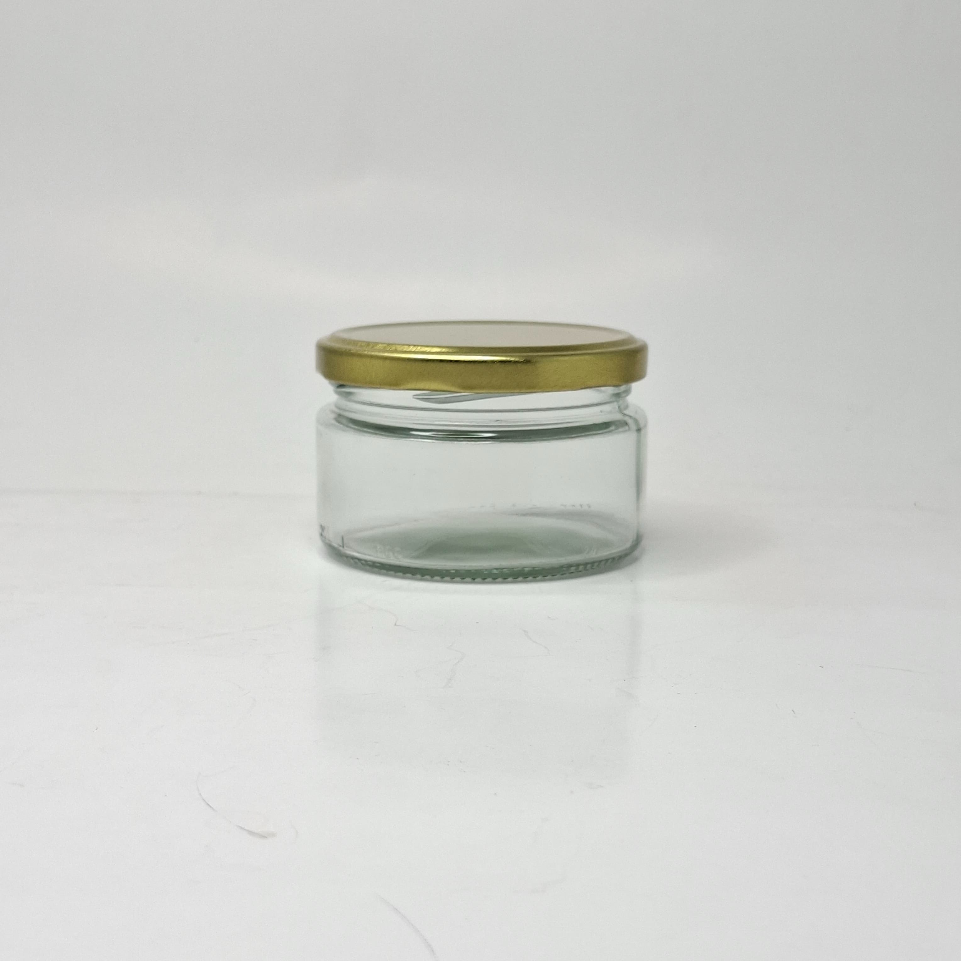 Main image of 170ml Glass jar - Gold Lid 