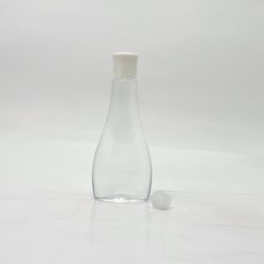 100ml Oil Bottle Clear - Oil Lid White
