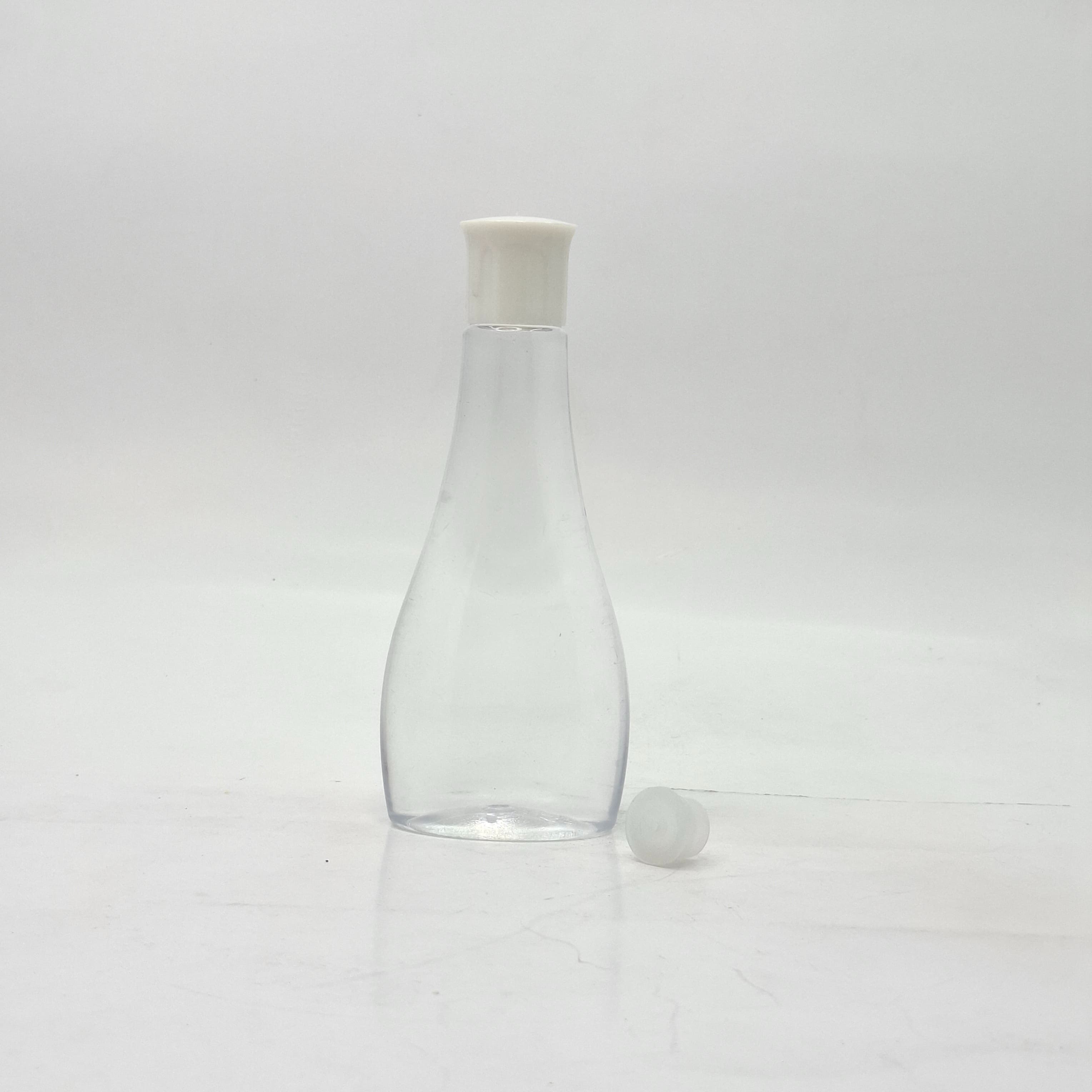 Main image of 100ml Oil Bottle Clear - Oil Lid White