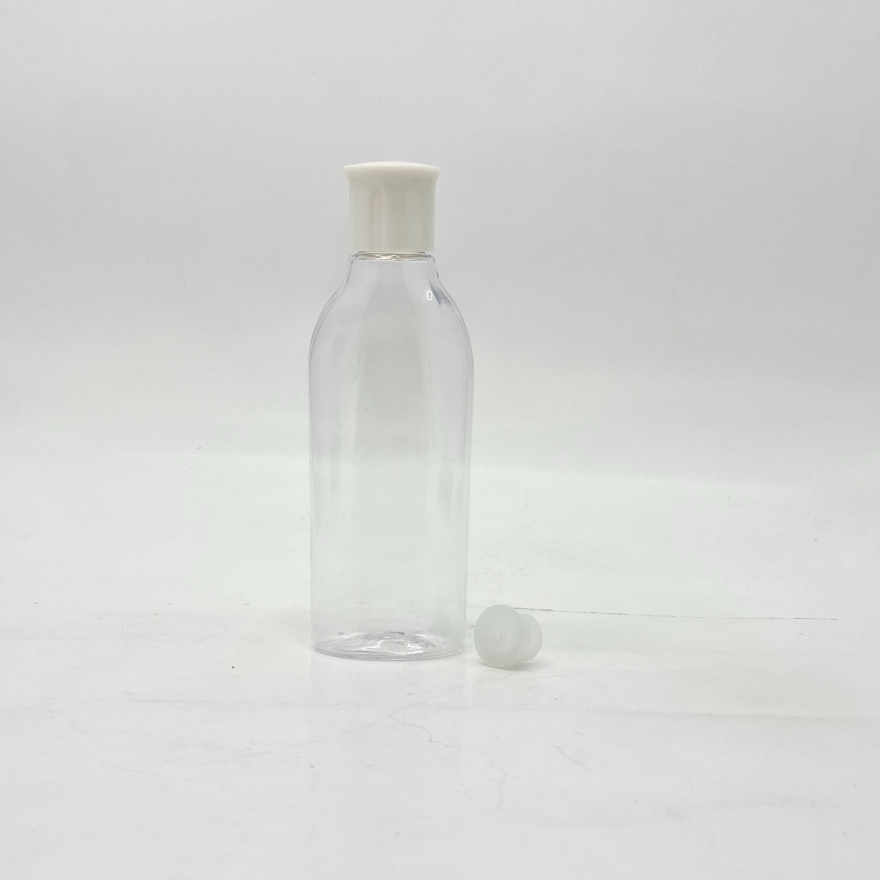 Main image of 100ml Reebon Bottle Clear - Oil Lid White 