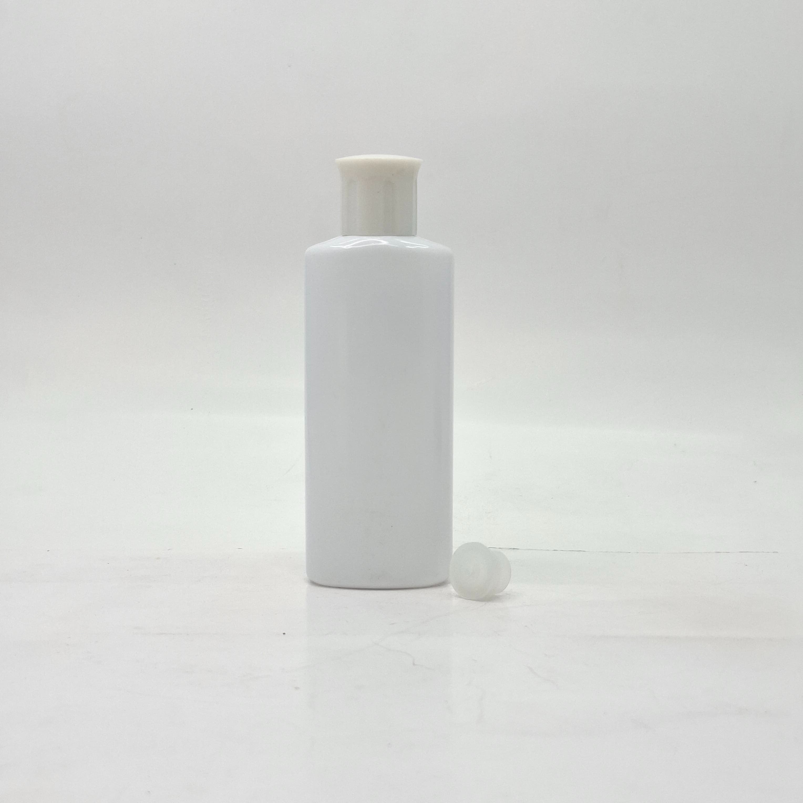 Main image of 100ml Oval Bottle White - Oil Lid White  