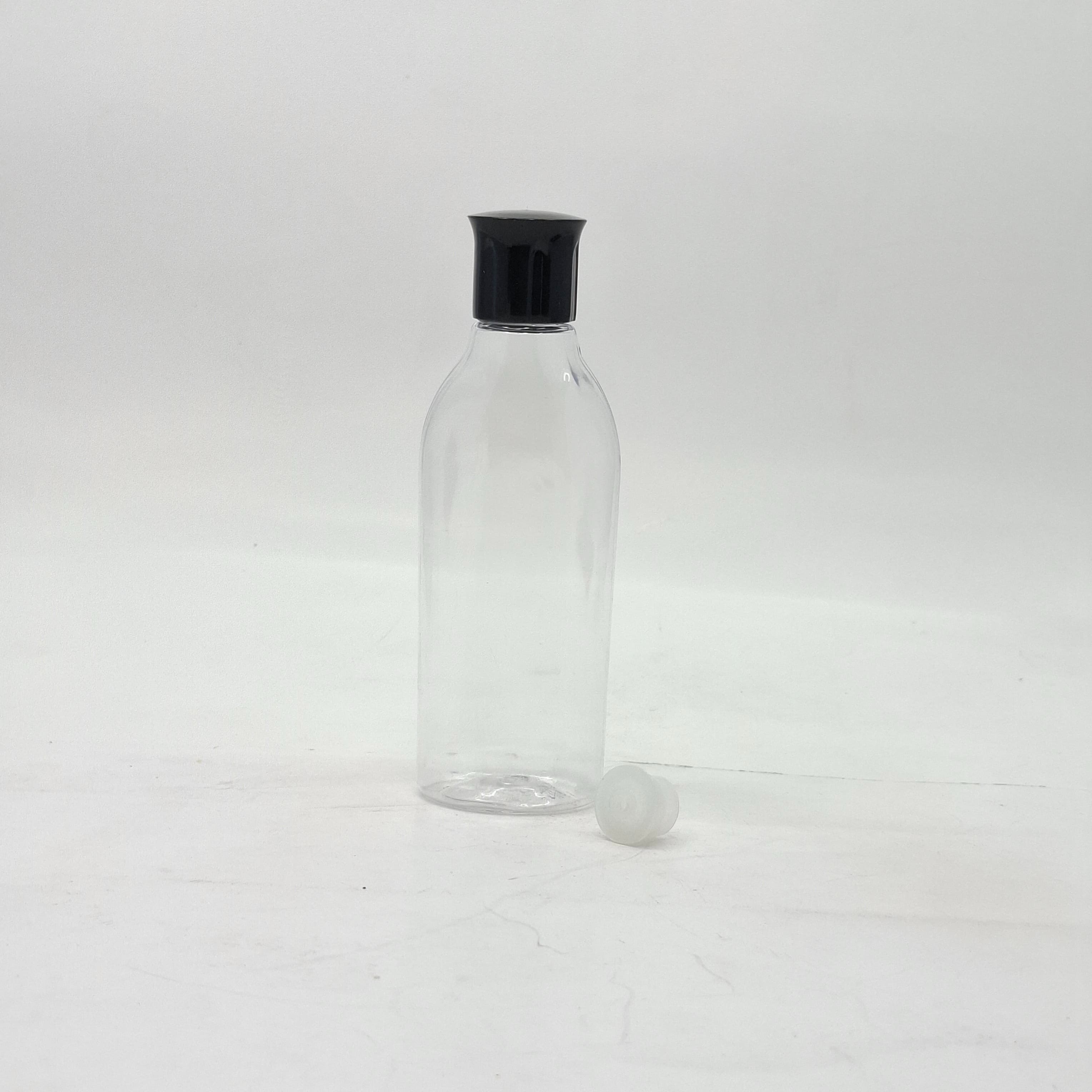 Main image of 100ml Reebon Bottle Clear - Oil Lid Black