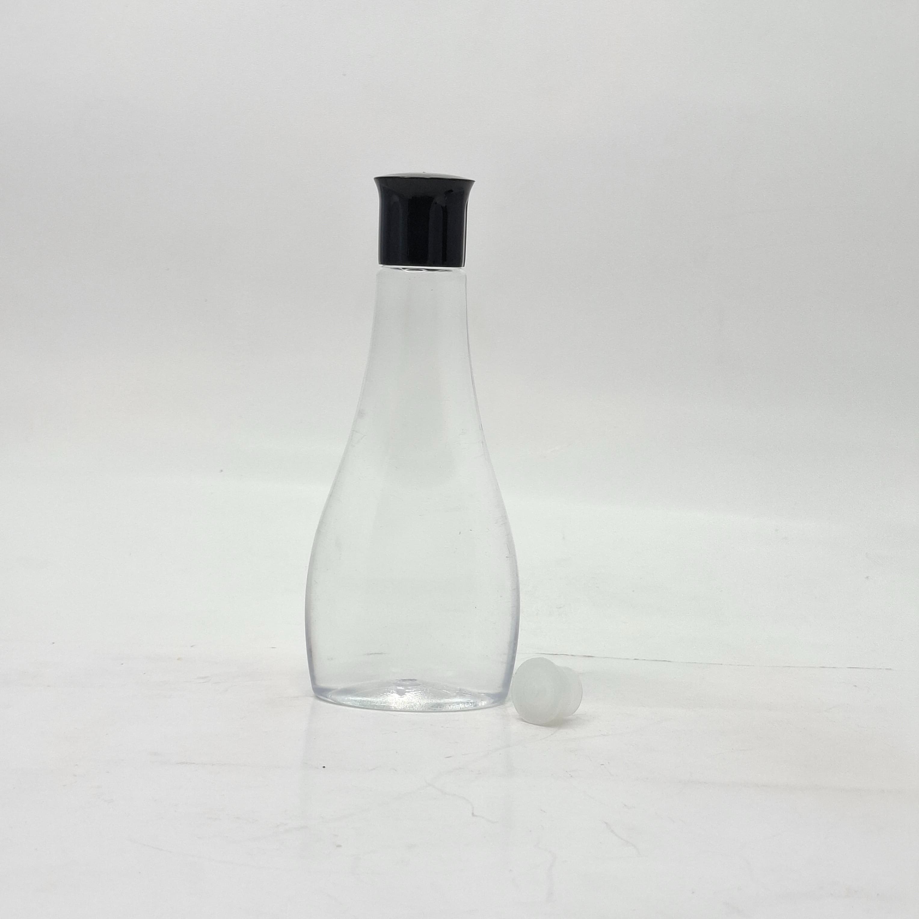 Main image of 100ml Oil Bottle Clear - Oil Lid Black