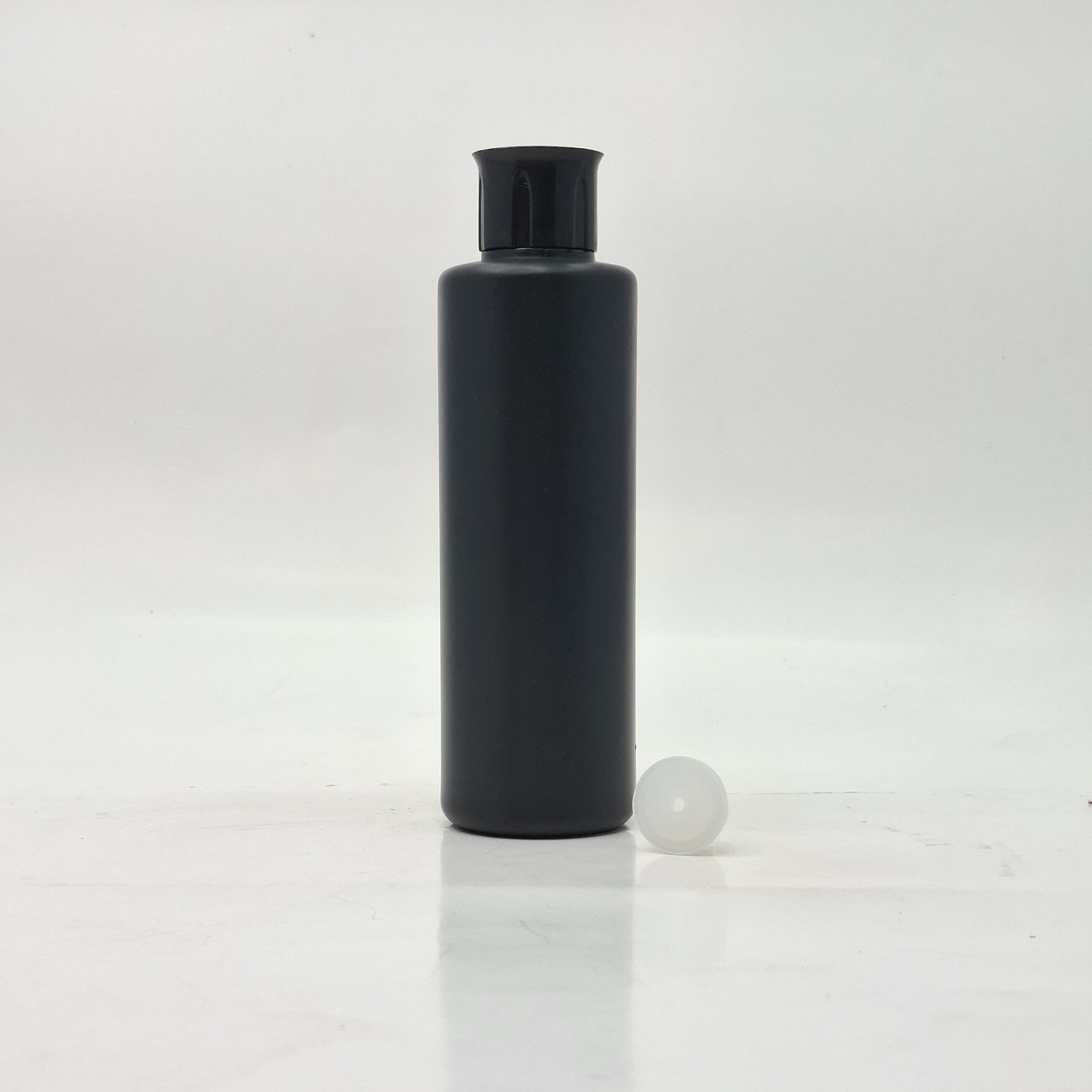 Main image of 200ml HDPE Bottle Black - Oil Lid 
