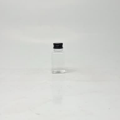 30ml SQ Bottle Clear - Alu Cap Black