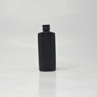 100ml HDPE Black Bottle - Alu Cap Black