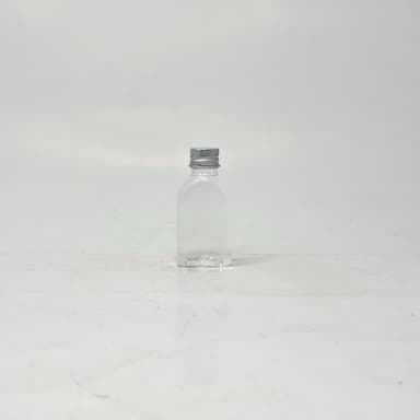 30ml Box Type Bottle Clear - Alu Cap Silver