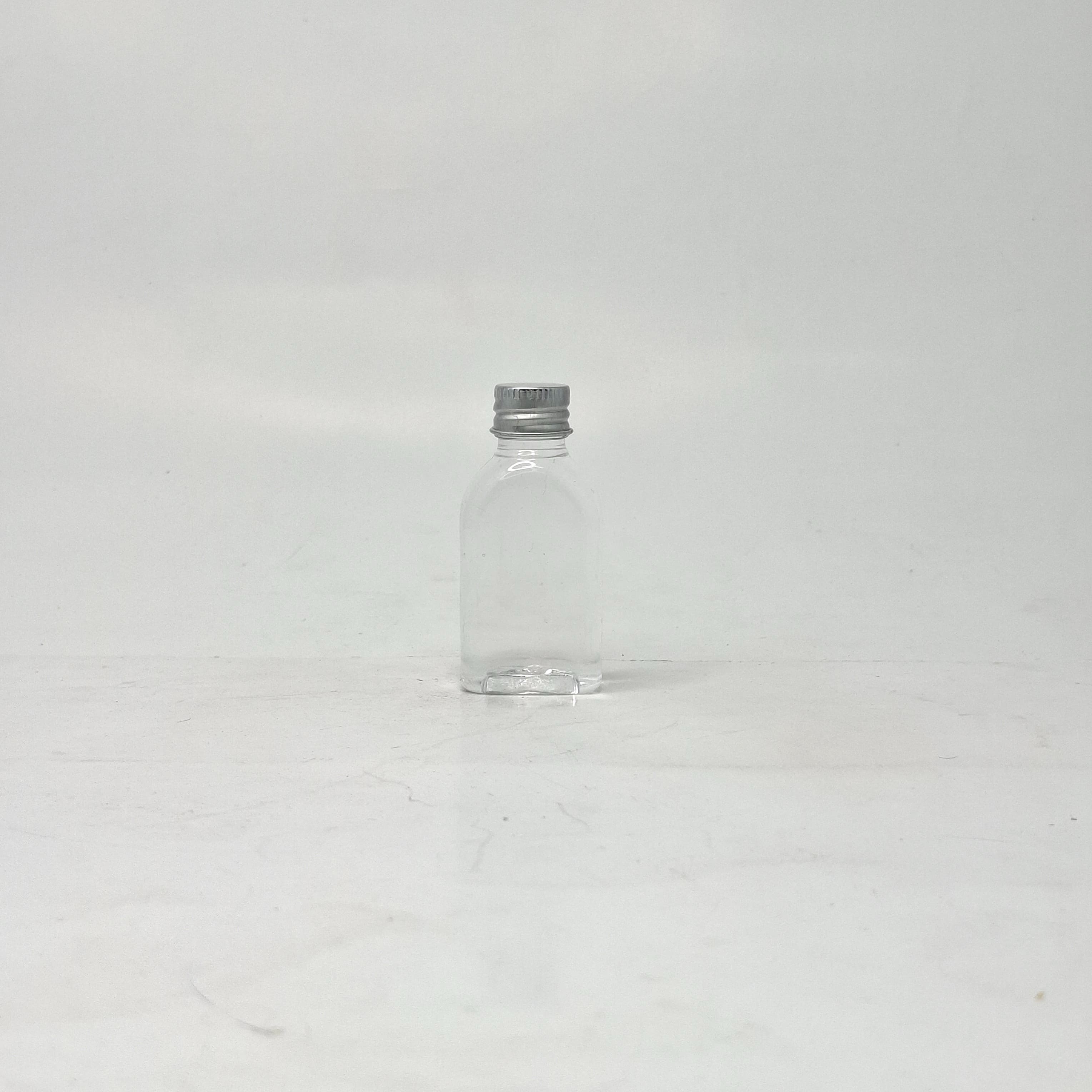 Main image of 30ml Box Type Bottle Clear - Alu Cap Silver