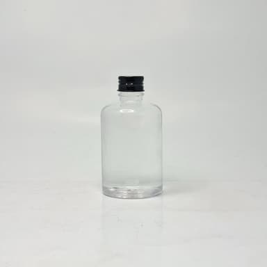 200ml Pet Short Bottle - Alu Cap Black
