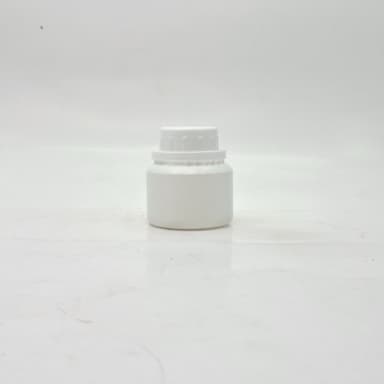 100 ml Capsule Bottle with cap - White