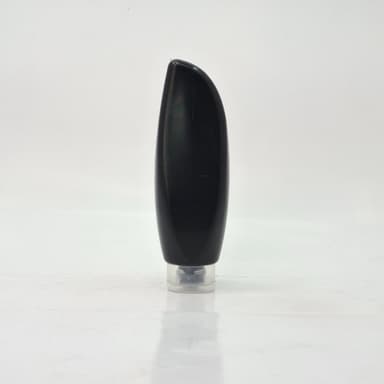 120 ml Black Cream Tube - Flip Top Lid