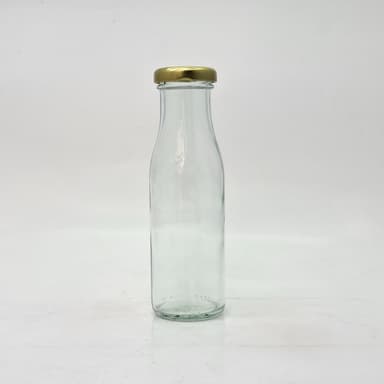 200ml Epic Glass Bottle - Gold Lid