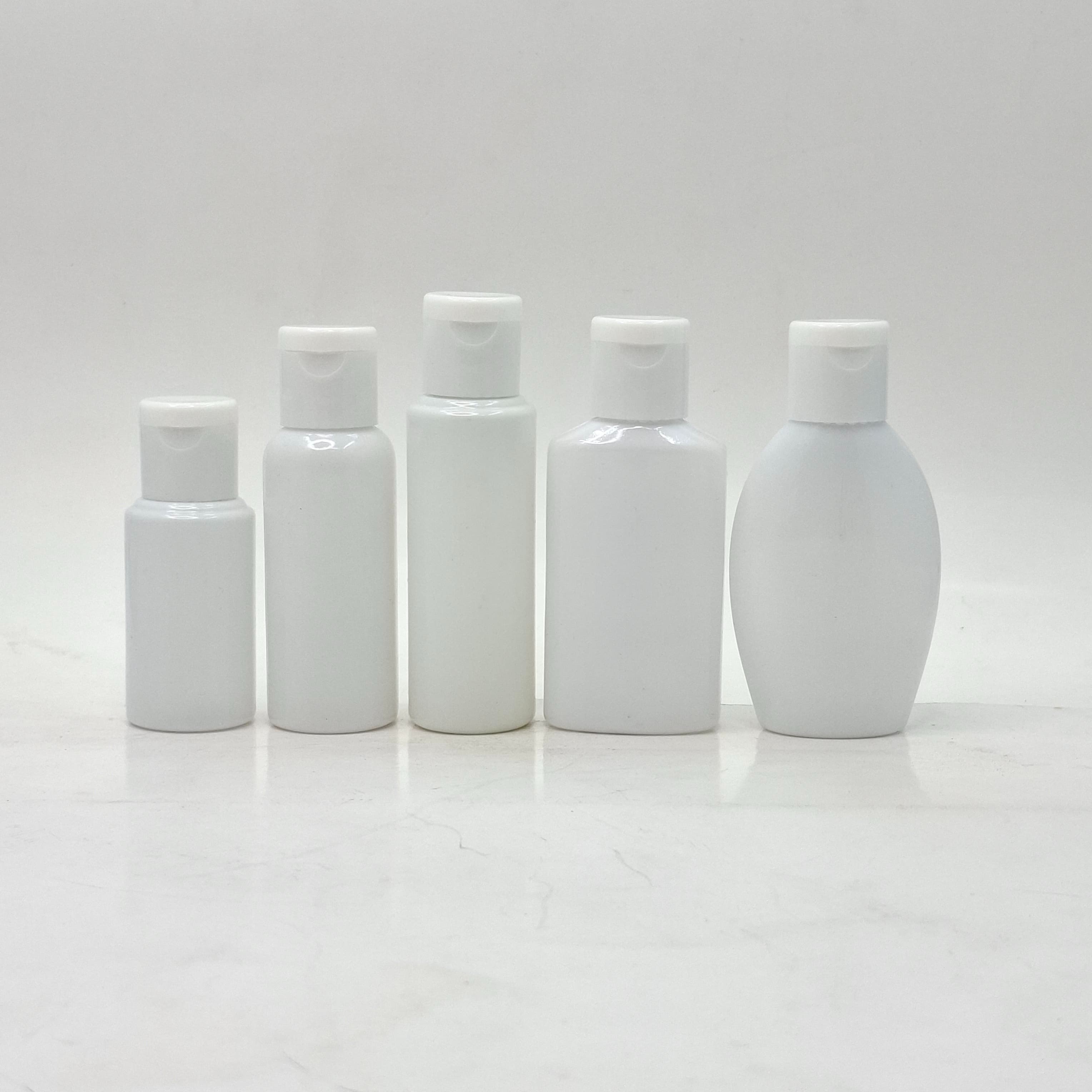 Main image of 30ml-50ml White Bottle - Flip top Lid White