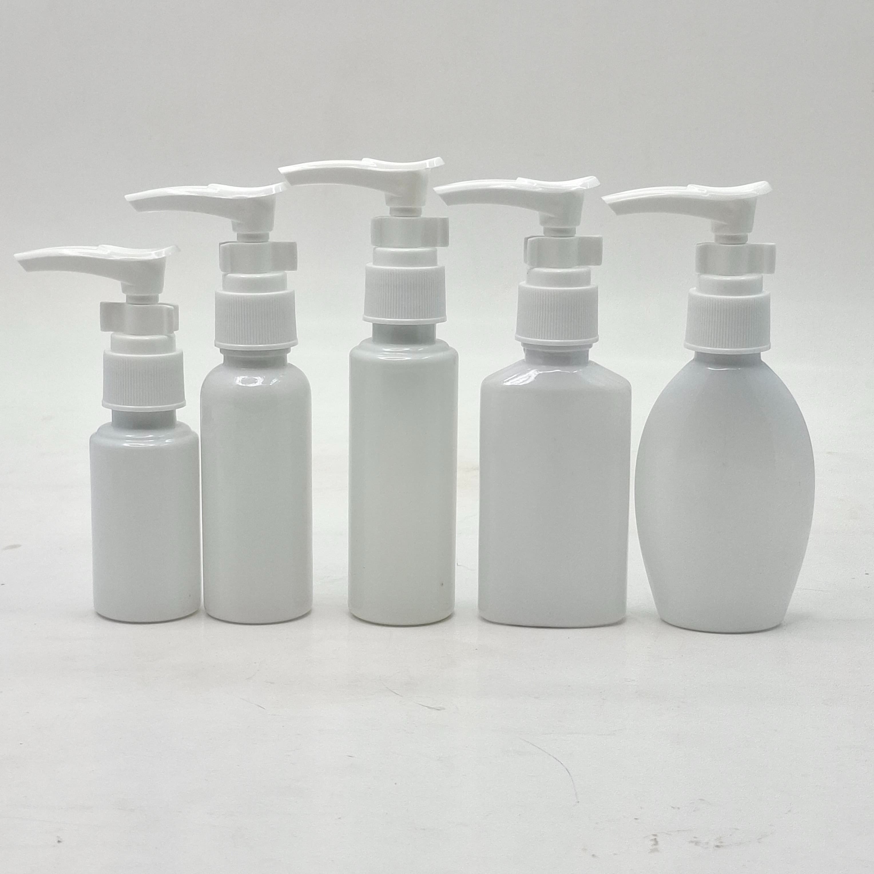 Main image of 30ml-50ml Milk White Bottle - Clip Pump White