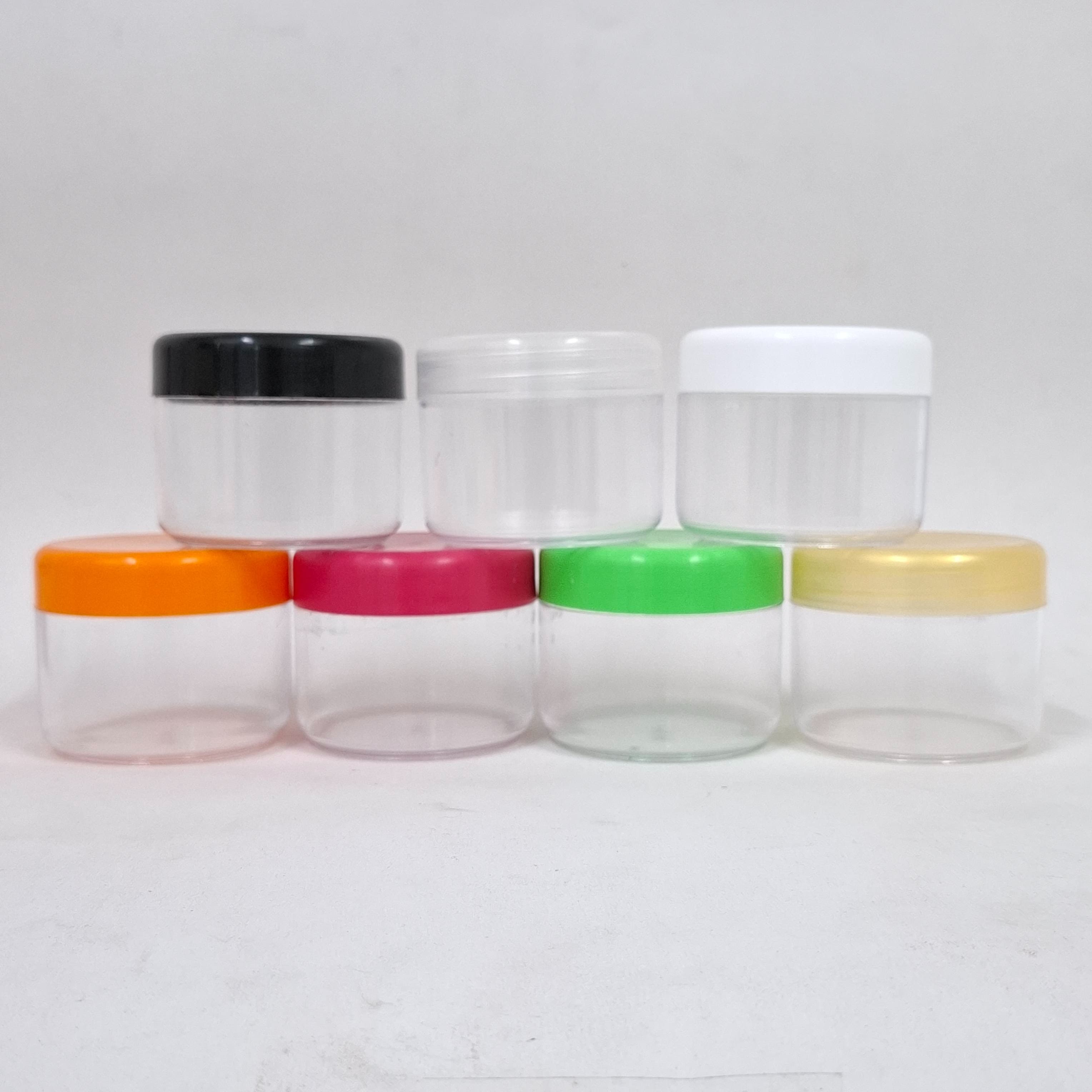 Main image of 100/150ml Cream jars Clear - Plastic Lid
