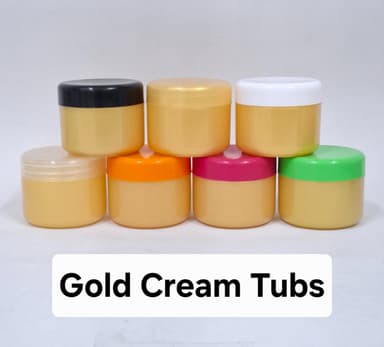 150ml Cream Jars Gold