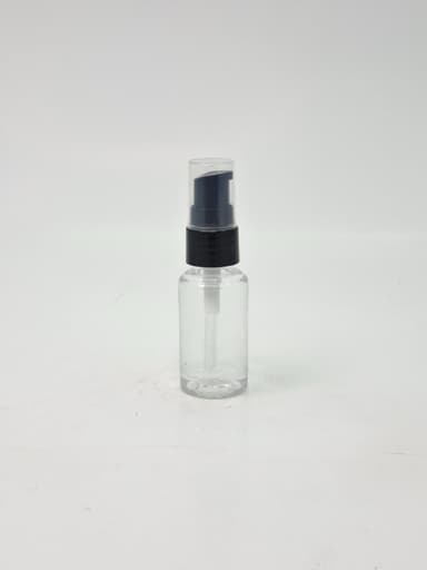 30ml Round Bottle - Black Pump  