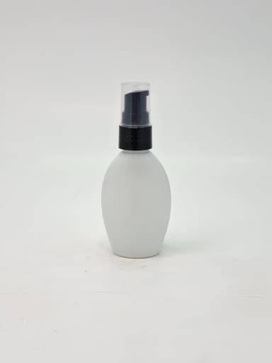 50ml Body Lotion Bottle White - Black Pump 