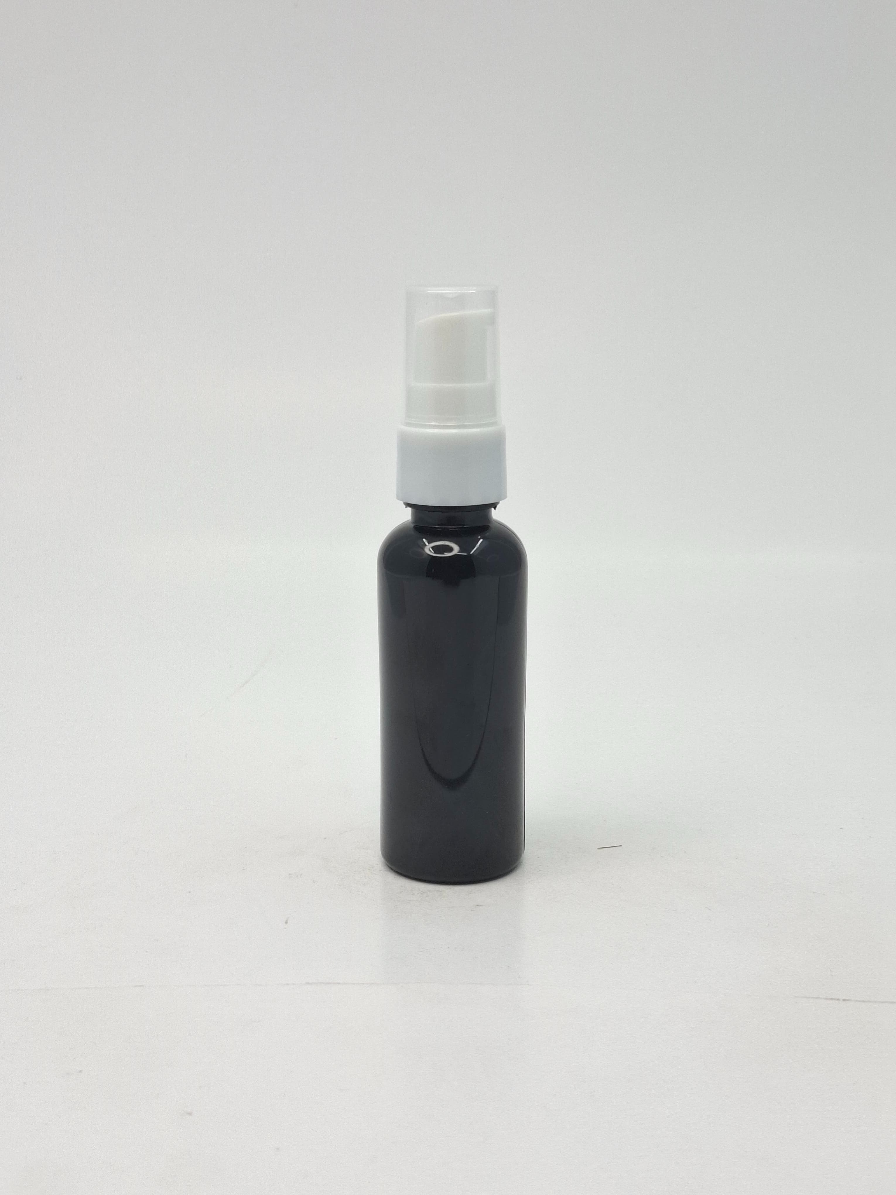 Main image of 50ml Round Bottle Black - White Pump