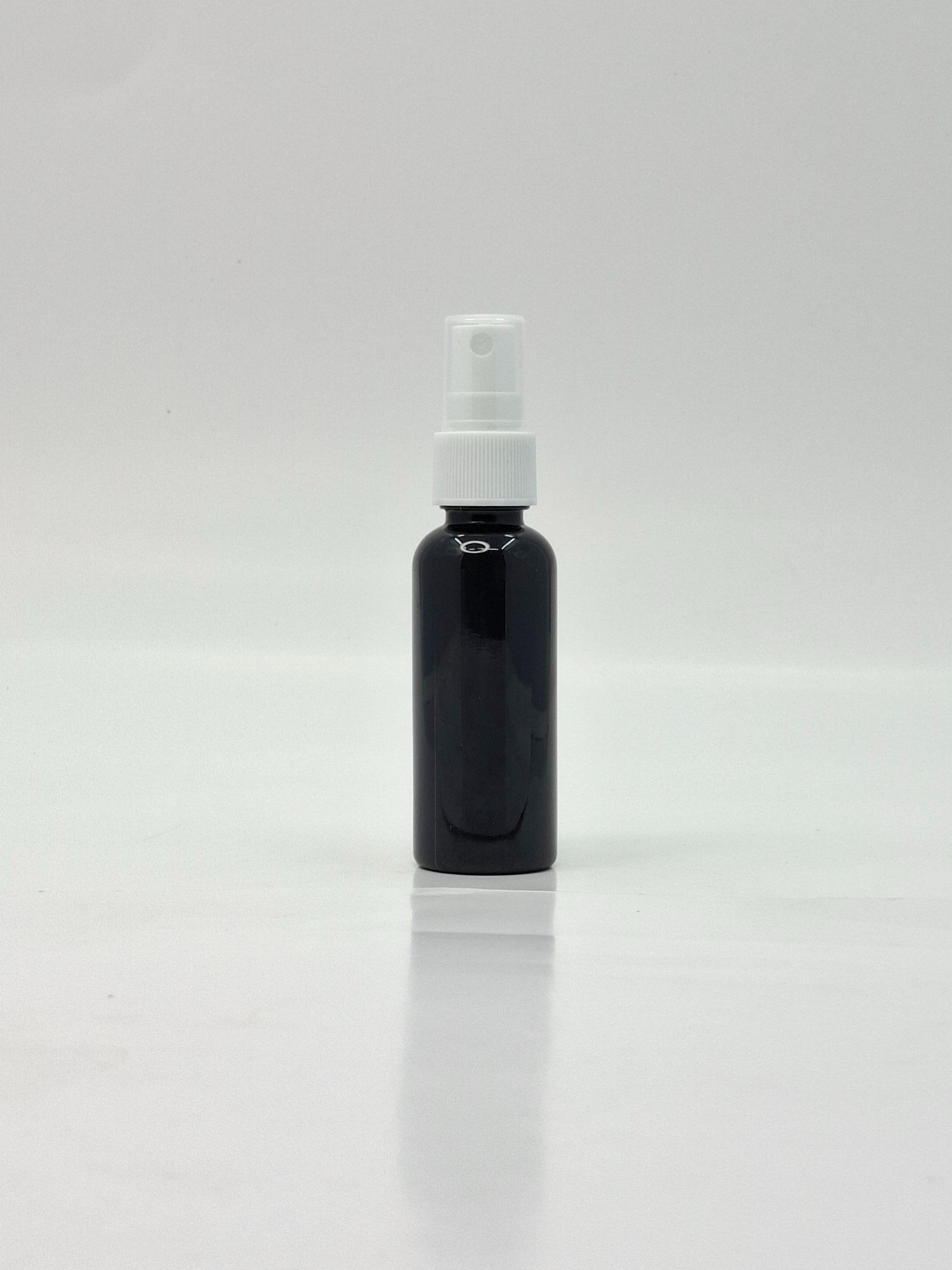 Main image of 50ml Round Bottle Black - White Spray