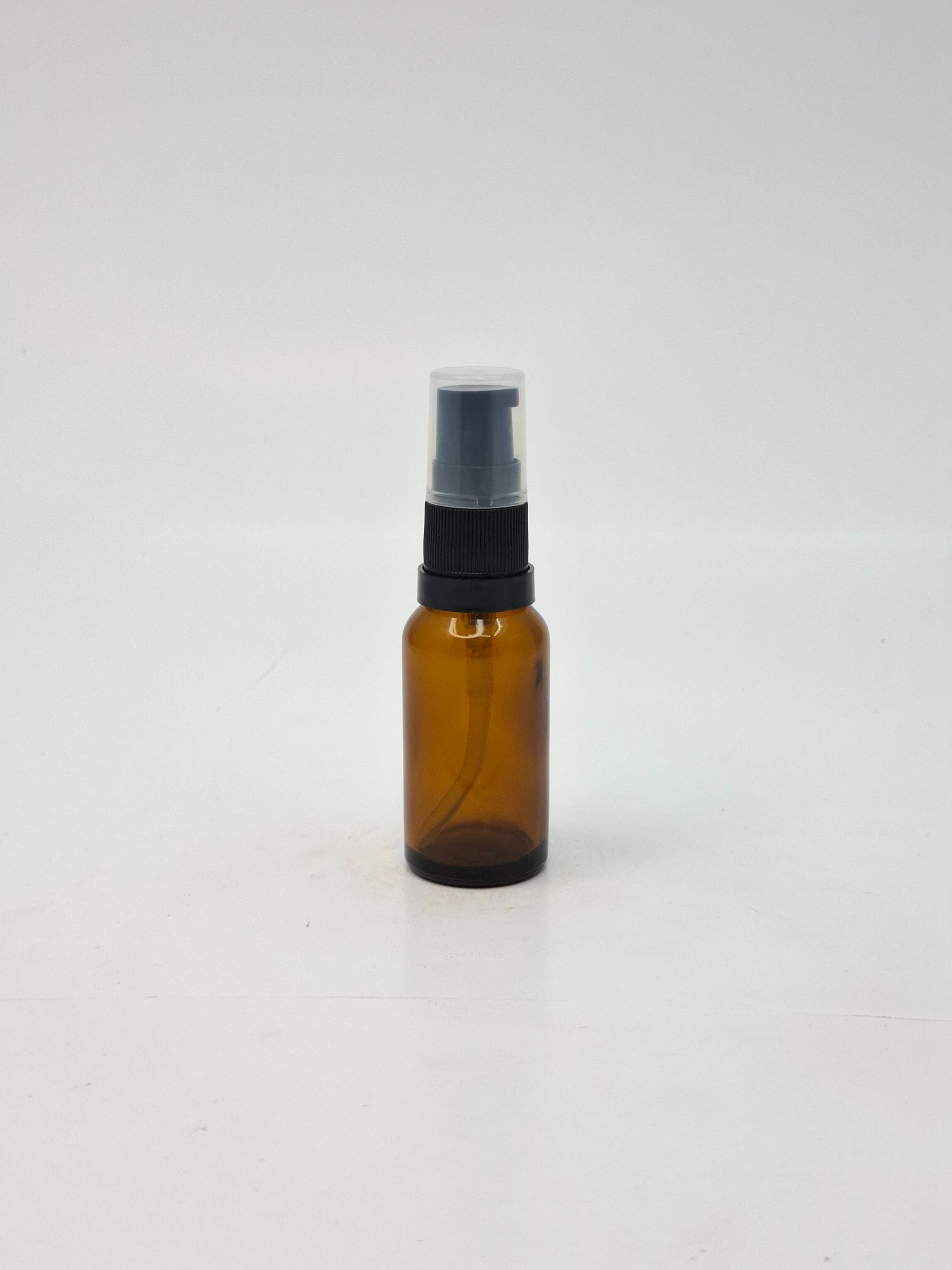 Thumbnail 6 of Amber Bottle with Black Pump