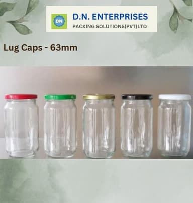450ml Glass Jars & Lids
