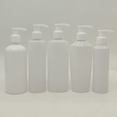150ml-300ml Milk White Bottles - White Pump
